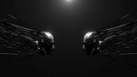 Face Fragments Abstraction Stock Footage 108465504