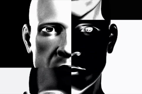 Face in the frame Stock-Footage 515176