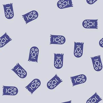 Face ghost glyph vector seamless pattern Stock Illustration