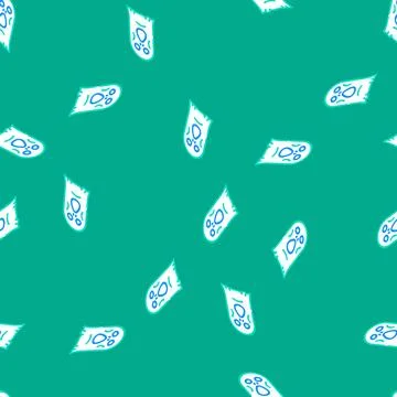 Face ghost isometric icon seamless pattern Stock Illustration
