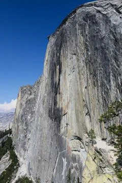 THE FACE OF HALF DOME Stock Photos
