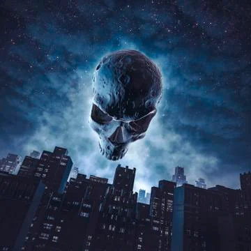 The face of Halloween 스톡 일러스트