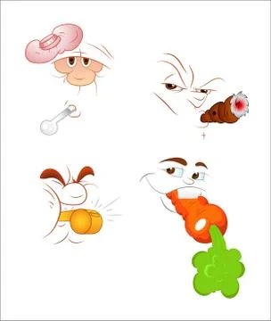 Face of a hare Stock Illustration