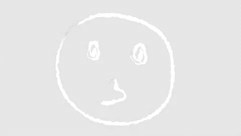 Face Icon Hand Drawn Animation Stock Footage 276882797