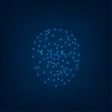 Face icon scanning Illustrazione stock