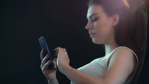 Face ID. Facial Recognition System. Face Detection Dots and Greed. Futuristic Stock Footage 110275181