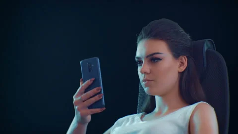 Face ID. Facial Recognition System. Face Detection Dots and Greed. Futuristic Stock Footage 111391203