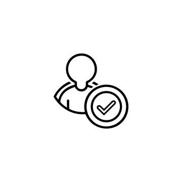 Face ID icon illustration modern biometric face identification vector Stock-Illustration
