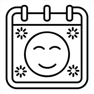Face line icon vector illustration isolated on white background Stock Illustration