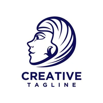 Face logo Stock Illustration