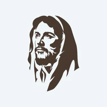 The Face of the Lord and Savior Jesus Christ Stock Illustration