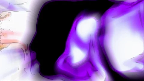 Face made of smoke. 3d animation Stock Footage 113779232