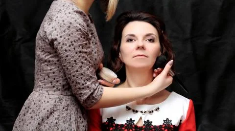 Face make-up Stock Photos