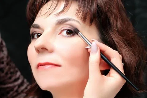 Face make-up Stock Photos