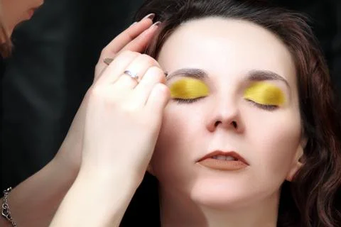 Face make-up Stock Photos