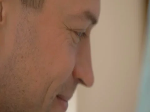 The face of a man. Stock Footage 83563472