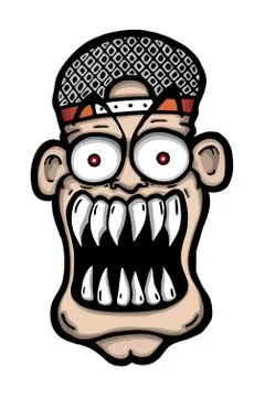 Face of man Ilustración de archivo