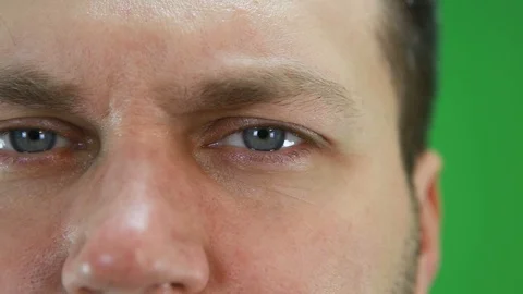 Face of a man looking at the camera Video stock 127569669