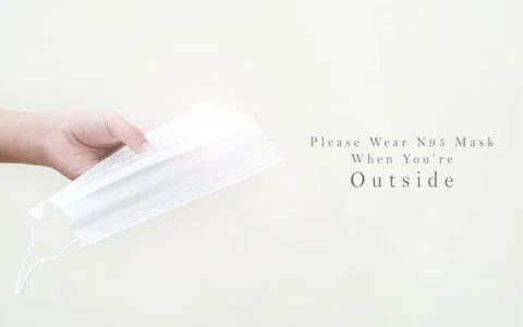 Face mask concept for template Stock Photos