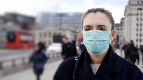 Face Mask Stock Footage 125823610