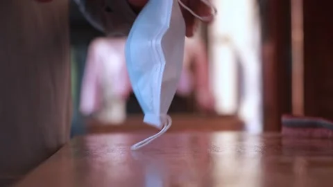 Face mask Stock Footage 168011109