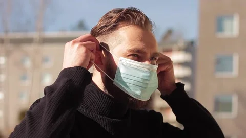 Face Mask Vídeo Stock 171666376