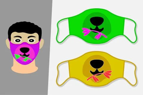 Face mask Stock Illustration