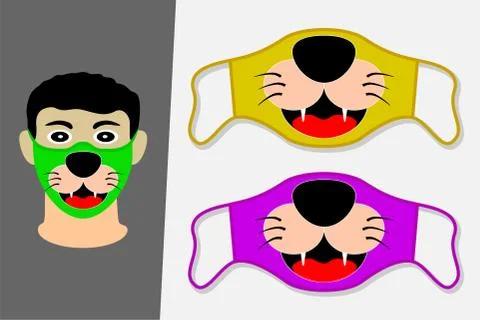 Face mask Stock Illustration