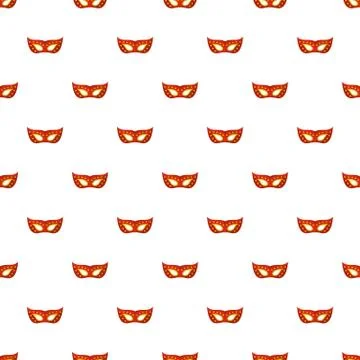 Face mask pattern seamless vector 스톡 일러스트
