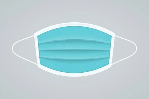 Face Mask Realistic Icon Stock Illustration
