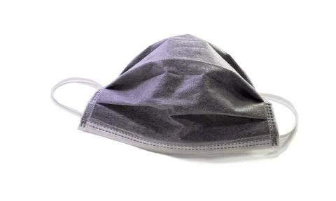 Face masks proetction isolate on white background Stock Photos