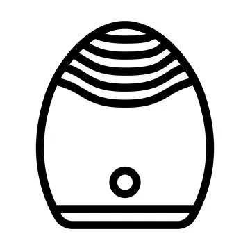 Face massager device line icon vector illustration Ilustração Stock