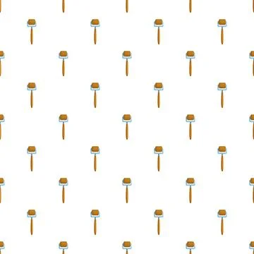 Face massager roller seamless pattern background Illustrazione stock