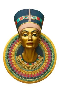 Face of nefertiti Stock Photos