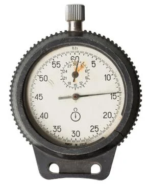 Face old stopwatch Stock Photos