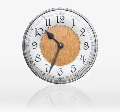 Face old wall clock Stock Photos