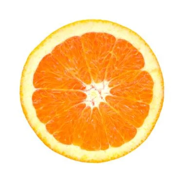 Face of orange cut Stock Photos