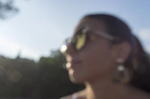 Face out of focus Stock Photos