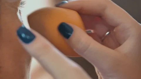 Face painting make-up Stock Footage 102333557