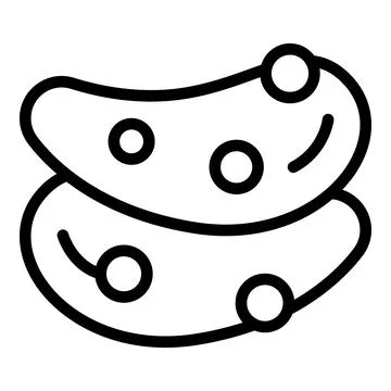 Face patch icon outline vector. Eye mask 스톡 일러스트