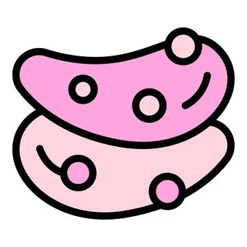 Face patch icon vector flat 스톡 일러스트