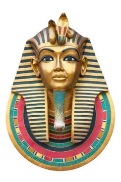 Face of a pharaoh Stock Photos