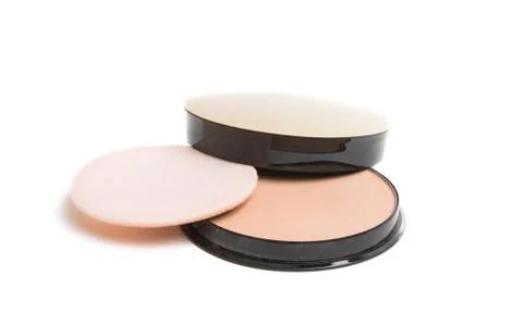 Face powder isolated Stock Photos