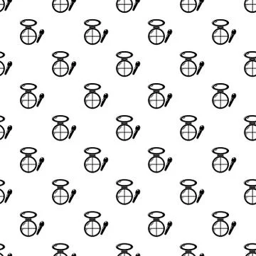 Face powder multicolor pattern vector seamless Stock Illustration