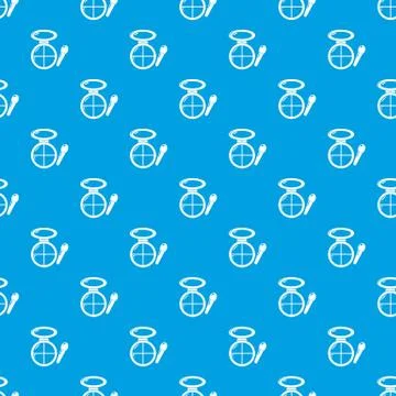 Face powder multicolor pattern vector seamless blue Stockillustratie