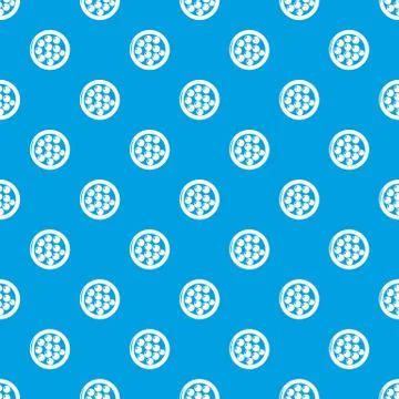 Face powder pattern vector seamless blue Stock Illustration