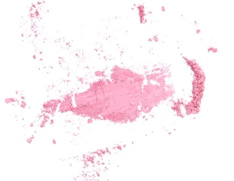Face powder on white background Stock Photos