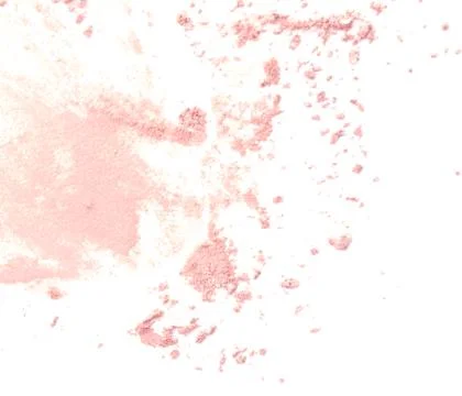 Face powder on white background Stock Photos