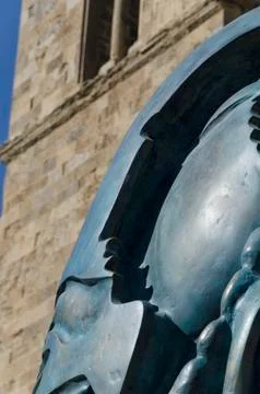 Face in profile Stock-Fotos