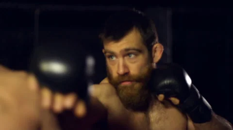 Face punched slow motion Видео 38603499